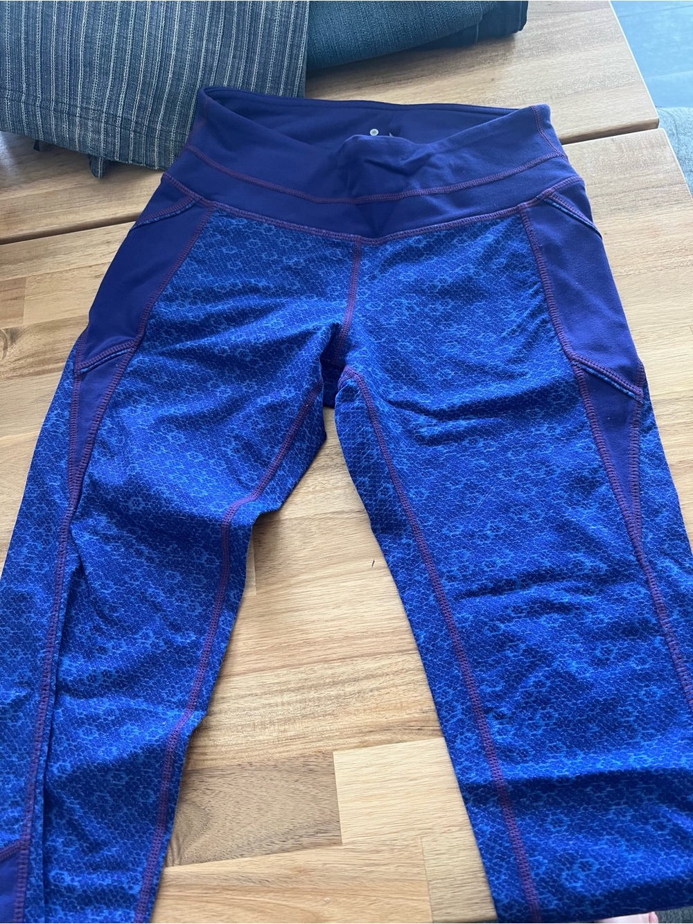 Athleta Deep Purple High-Waist Performance Leggings